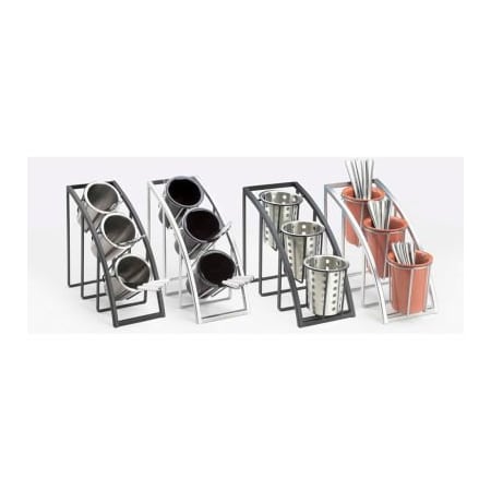 Cal-Mil Cal-Mil Mission Vertical Display 7"W x 13"D x 13"H Silver 1747-3-39